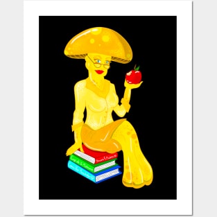 Golden Teacher Mushroom, Goldie Posters and Art